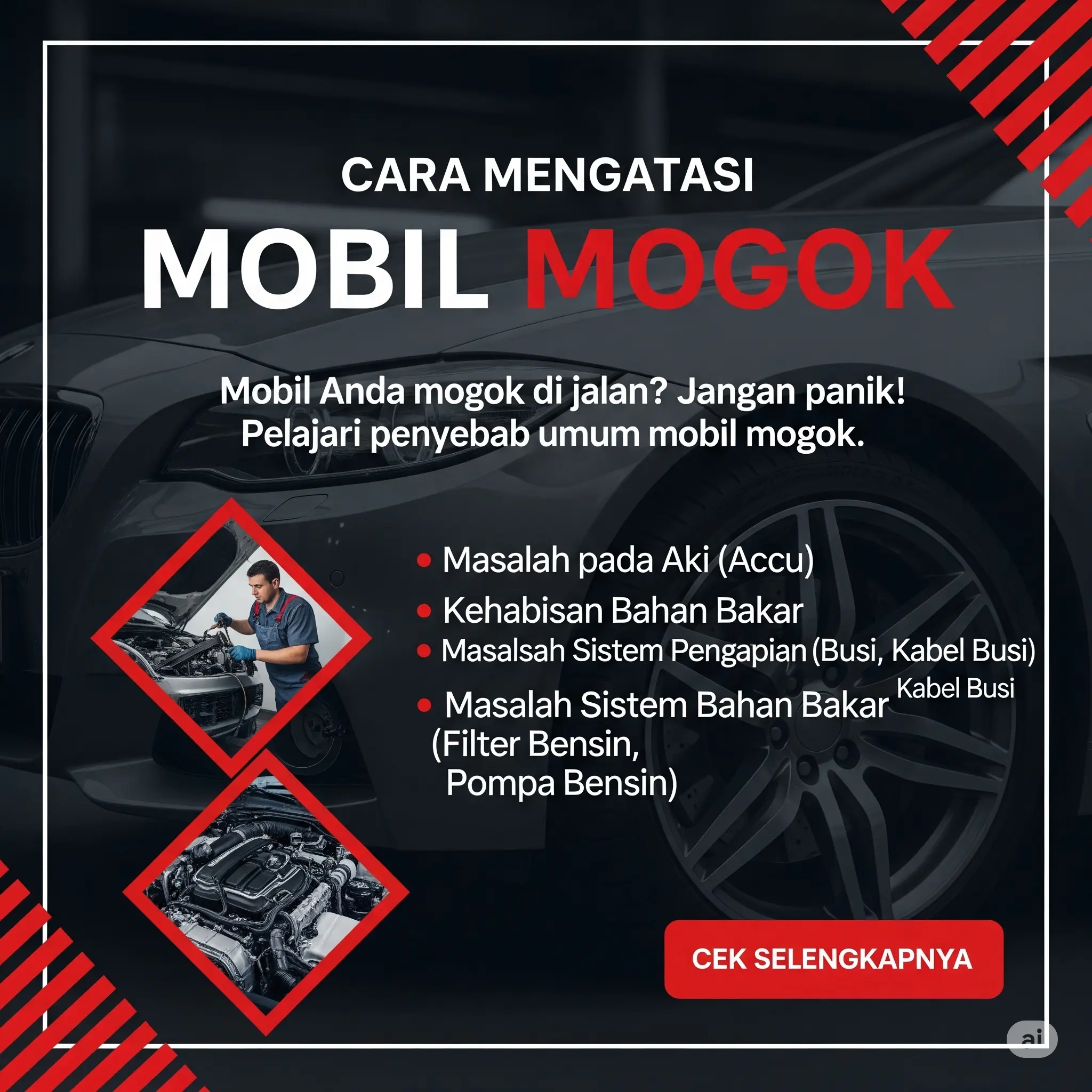 Karya Motor: Solusi Cepat untuk Mobil Mogok di Cilacap